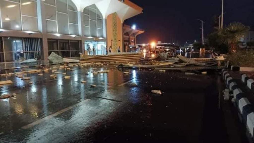 Aden airport devastated by fierce storm, several injuries Al Bawaba